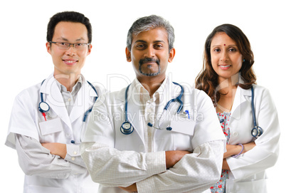 Multiracial doctors
