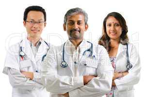 Multiracial doctors