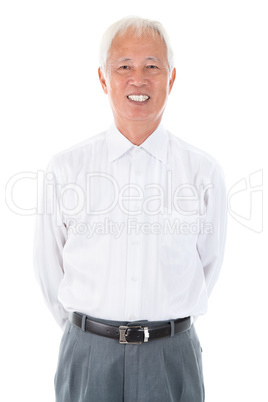 Asian Chinese senior businessman