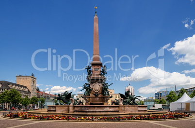 Mendebrunnen in Leipzig