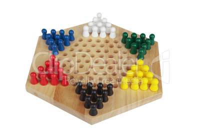 chinese checkers wooden