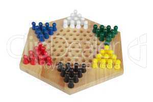 chinese checkers wooden