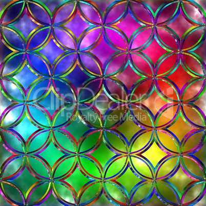 Variegated glass