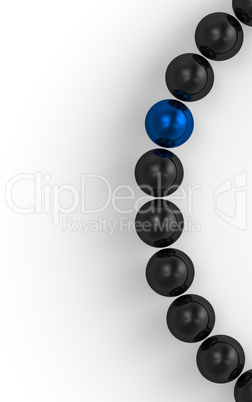 blue and black - 3D ball focus 9