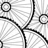 bicycle wheels background