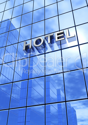 Blaue Fassade - Hotel 2