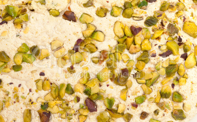 Halva with pistachios