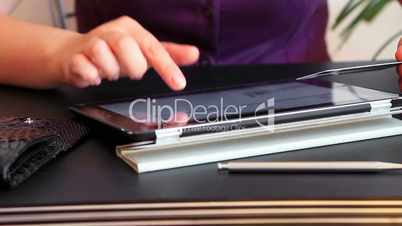 Shopping Online Using Tablet Computer
