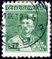 Postage stamp Czechoslovakia 1932 Miroslav Tyrs