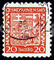 Postage stamp Czechoslovakia 1929 Coat of Arms