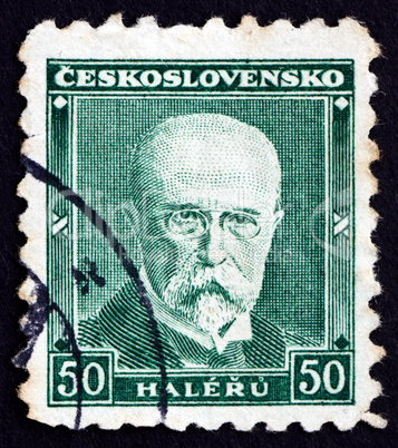 Postage stamp Czechoslovakia 1930 Tomas Garrigue Masaryk