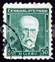 Postage stamp Czechoslovakia 1930 Tomas Garrigue Masaryk