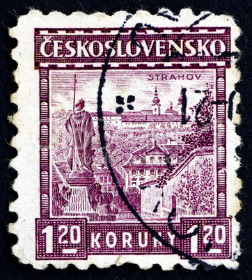 Postage stamp Czechoslovakia 1926 Strahov Monastery