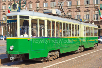 Old tram in Turin