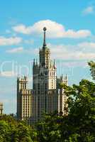 View to Moscow state university