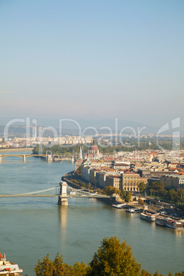 Overview of Budapest, Hungary