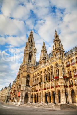 Rathaus (City hall) in Vienna, Austria