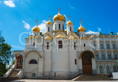 Cathedral of the Annunciation at Kremlin in Moscow