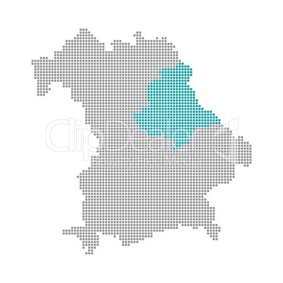 Pixel Bayernkarte: Oberpfalz