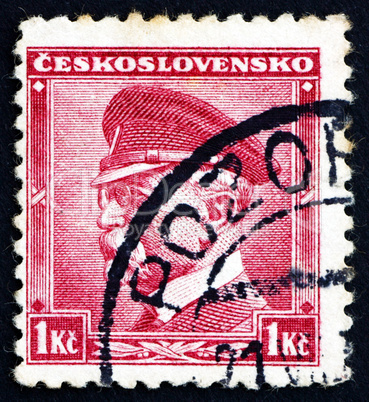 Postage stamp Czechoslovakia 1937 Tomas Garrigue Masaryk
