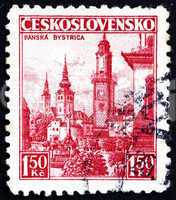 Postage stamp Czechoslovakia 1936 Banska Bystrica, Town