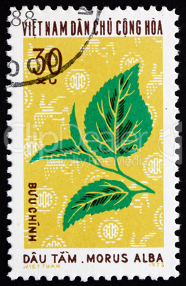 Postage stamp Vietnam 1974 Mulberry, Industrial Plant