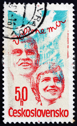 Postage stamp Czechoslovakia 1981 National Assembly Elections
