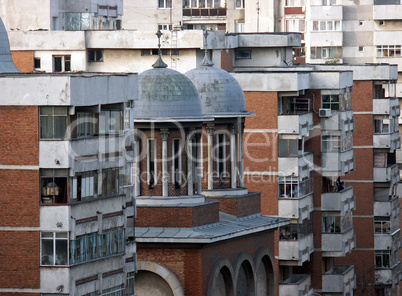 Bucharest architecture detail