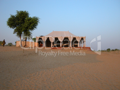 A tent in Thar desert