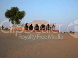 A tent in Thar desert