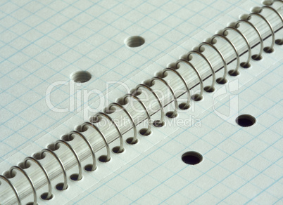 spiral notebook