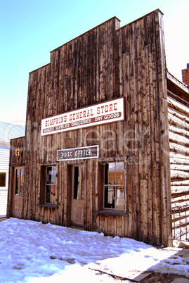 Old storefront in Fairplay Colorado