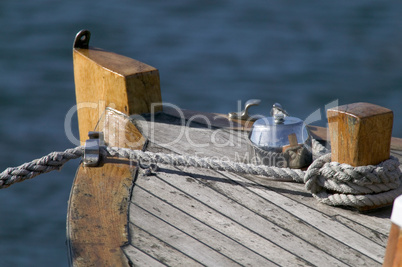 Old motor boat