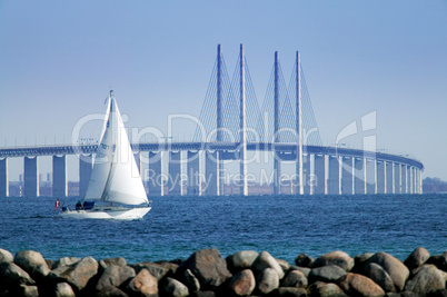 Bridge between Denmark and Sweden