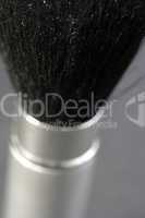 close-up of powder makeup brush