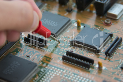 testing electronics circuit board