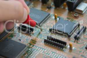 testing electronics circuit board