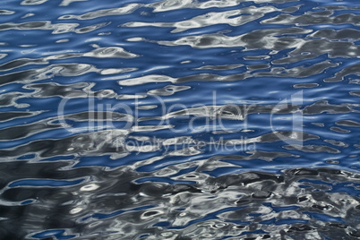 reflections on water surface