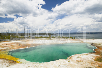Abyss Pool Geyser Basin Yellowstone