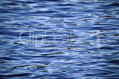 Pattern on surface of water.