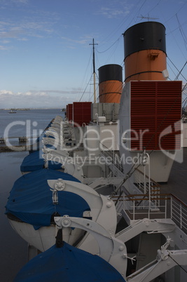 Funnel on The Queen Mary in Long Be