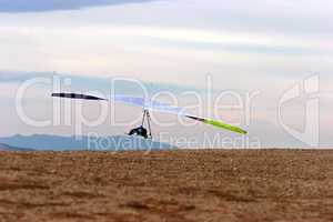 Hangglider low level take-off