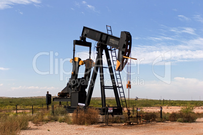 Oil well West Texas