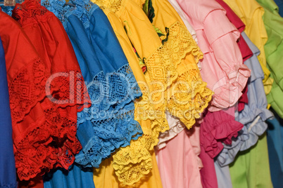 Dresses of many colors