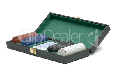 Set of poker game