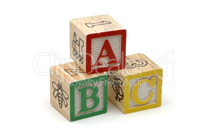Wooden learning blocks