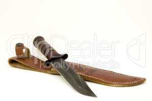 Knife USMC with sheath