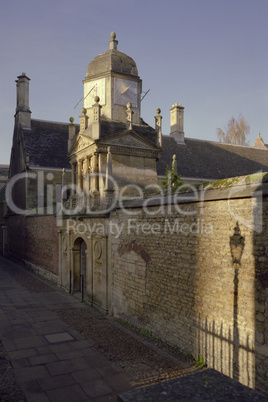 sundial Cambridge college England