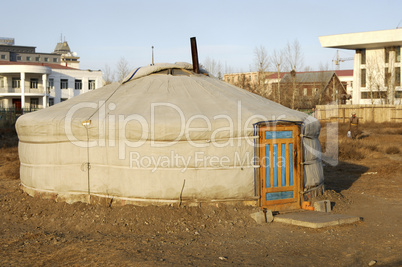 Mongolian yurt