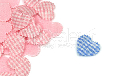 Fabric hearts